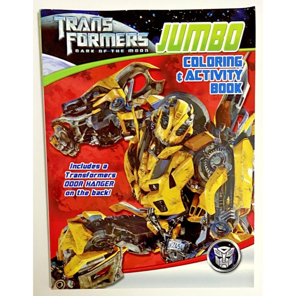 TRANSFORMERS 2011 Dark of The Moon Jumbo Coloring & Activity Book